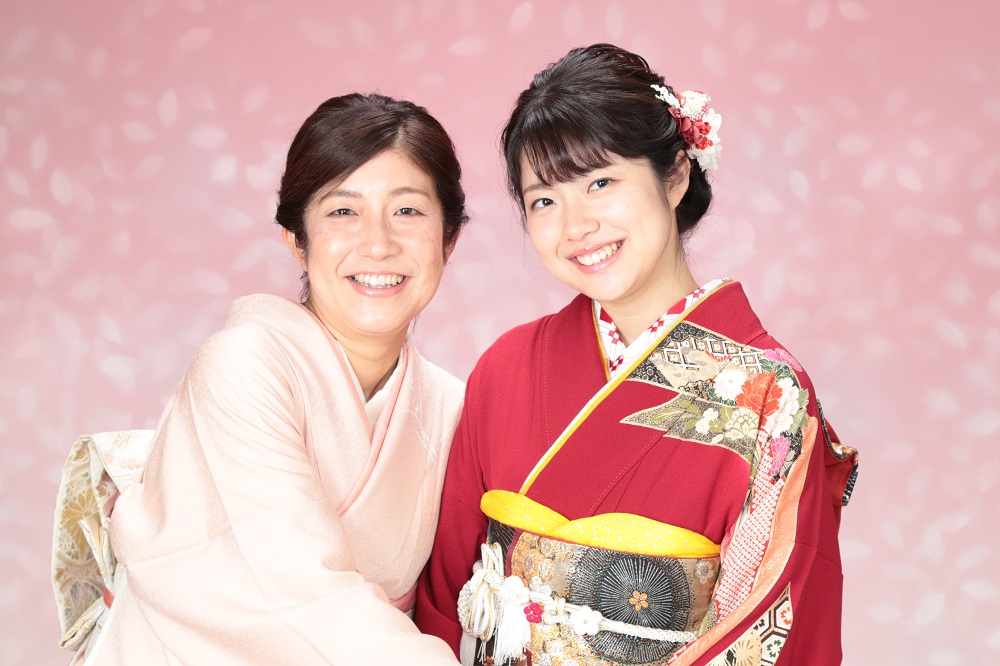 二十歳のつどい前撮り　家族写真